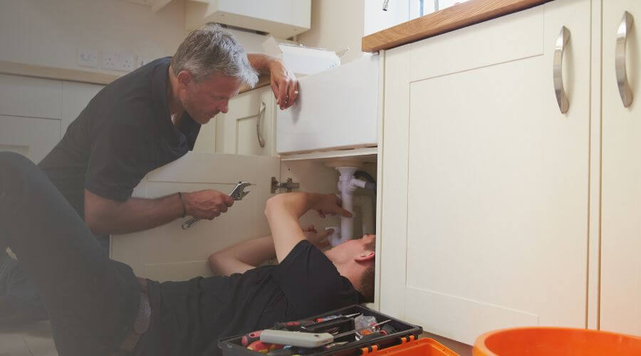 Professional burst pipe repair services in Docena, AL